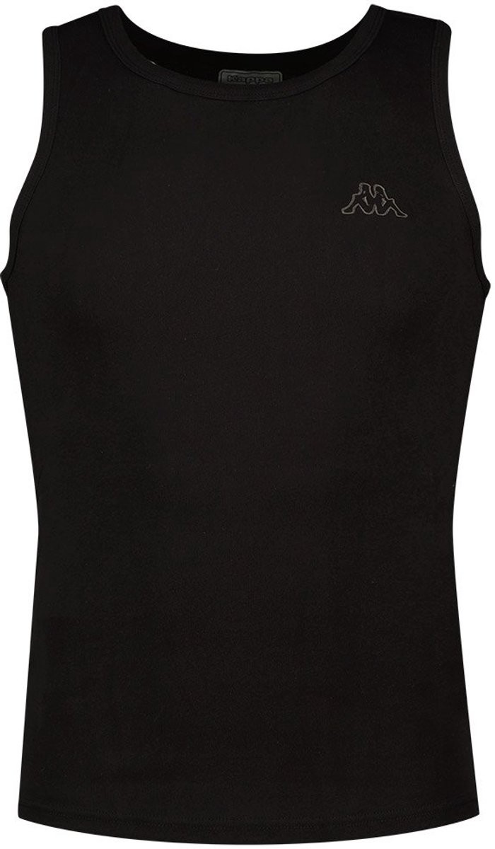 Kappa Carsenac Mouwloos T-shirt Zwart S Man