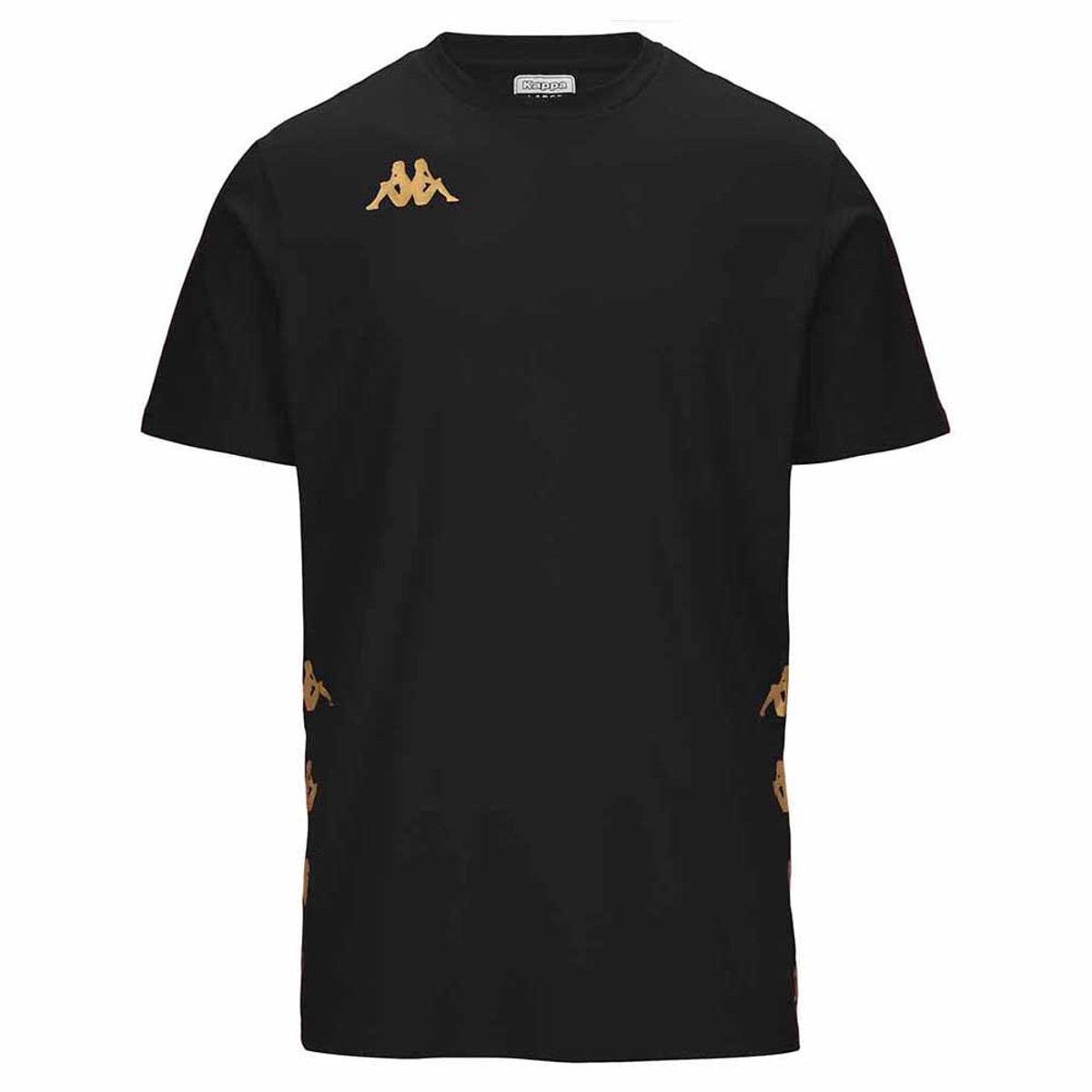 Kappa Giovo T-shirt Met Korte Mouwen Zwart 3XL Man
