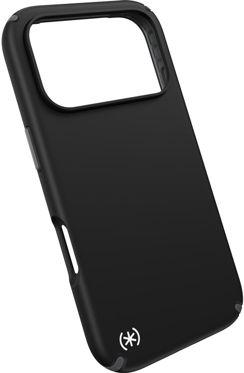 Speck hoesje geschikt voor Apple iPhone 17 Pro - Slank - MagSafe - Ultieme Bescherming - Luxe Soft-touch Afwerking - Valbescherming gecertificeerd tot 4 meter - Microban Antibacterieel - Presidio2 Pro lijn -Zwart