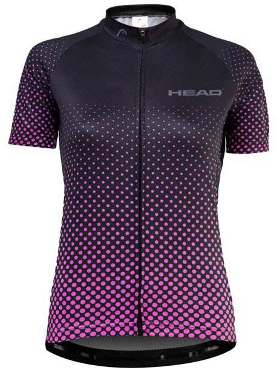 Head Bike Korte Mouw Wielertrui Paars M Vrouw