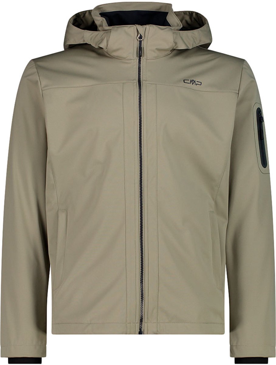 Cmp Zip Hood 39a5027 Softshelljack Groen 5XL Man