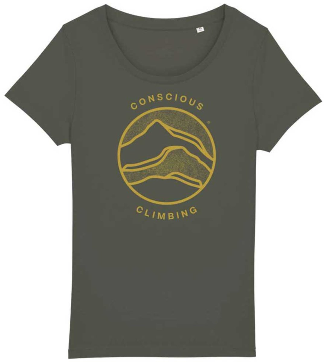 Sierra Climbing Conscious T-shirt Met Korte Mouwen Groen L Vrouw