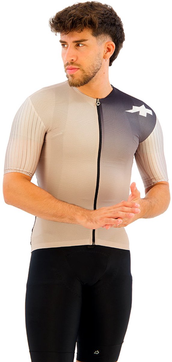 Assos Equipe Rs S11 Korte Mouw Wielertrui Beige S Man