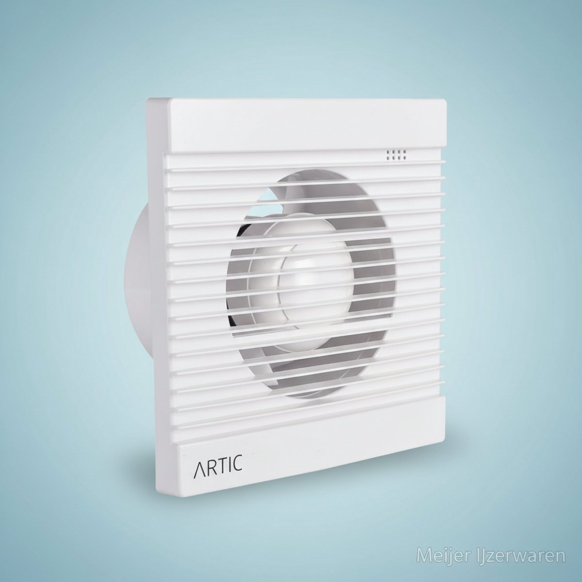 Luchtafzuiger Wit 15W – Ø100mm met Timer - Stil & Compact - Badkamer Afzuiger Met Timer - Luchtstroomcapaciteit: 80 m³/u