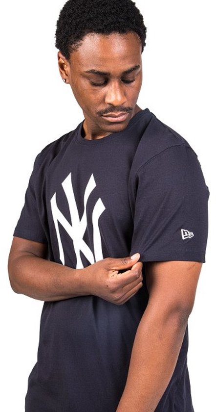 T-shirt à manches courtes New Era MLB Regular New York Yankees Blauw S Homme, Femme
