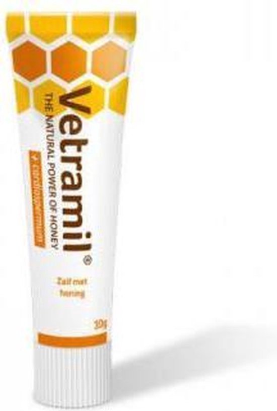 RelaxPets - Vetramil - Wondzalf - Honingzalf - Verzachtend & Herstellend - Tube - 10 gram - met Cardiospermum