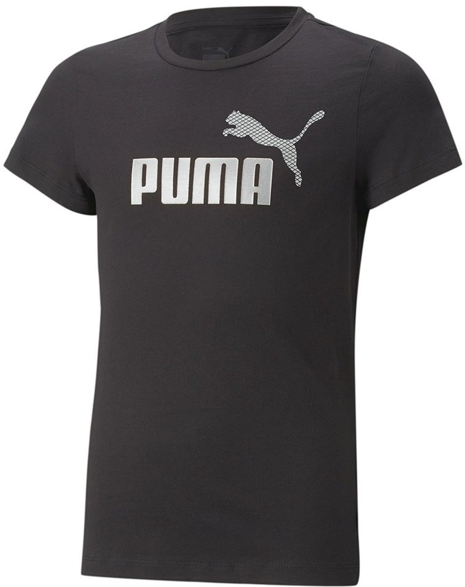 Puma Ess+ Mermaid Graphic T-shirt Met Korte Mouwen 4-5 Years Meisje Zwart