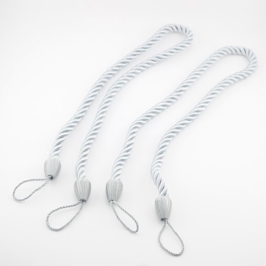 Gordijnhouders, 4 stuks, met de hand gebreide gordijnraphouders, gordijnbinders Gordijnhouders, 4 stuks, met de hand gebreide gordijnraphouders, gordijnbinders