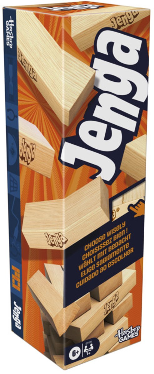 Jenga Vernieuwde Editie met digitale dobbelsteen Gezelschapsspel Officiële +6. — afbeelding 13