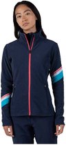 Rossignol Strawpile Fleece Met Volledige Rits Blauw L Vrouw