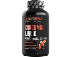 German Elite Nutrition - Curcumine Vloeistof NovaSOL® – 120 capsules – 1000 mg per dagelijkse dosis – Hoge biologische beschikbaarheid – Gepatenteerde NovaSOL® technologie
