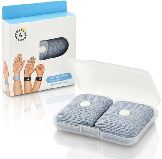 Twenty4seven® Reisziekte Bandjes - Wagenziekte & Anti Misselijkheid - Vakantie Polsbandjes - Accupressure Armband - 2 Stuks