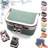 Kleine Was- En Make-up Tas Voor Dames - Compact En Duurzaam Reisetui Met Ritssluiting