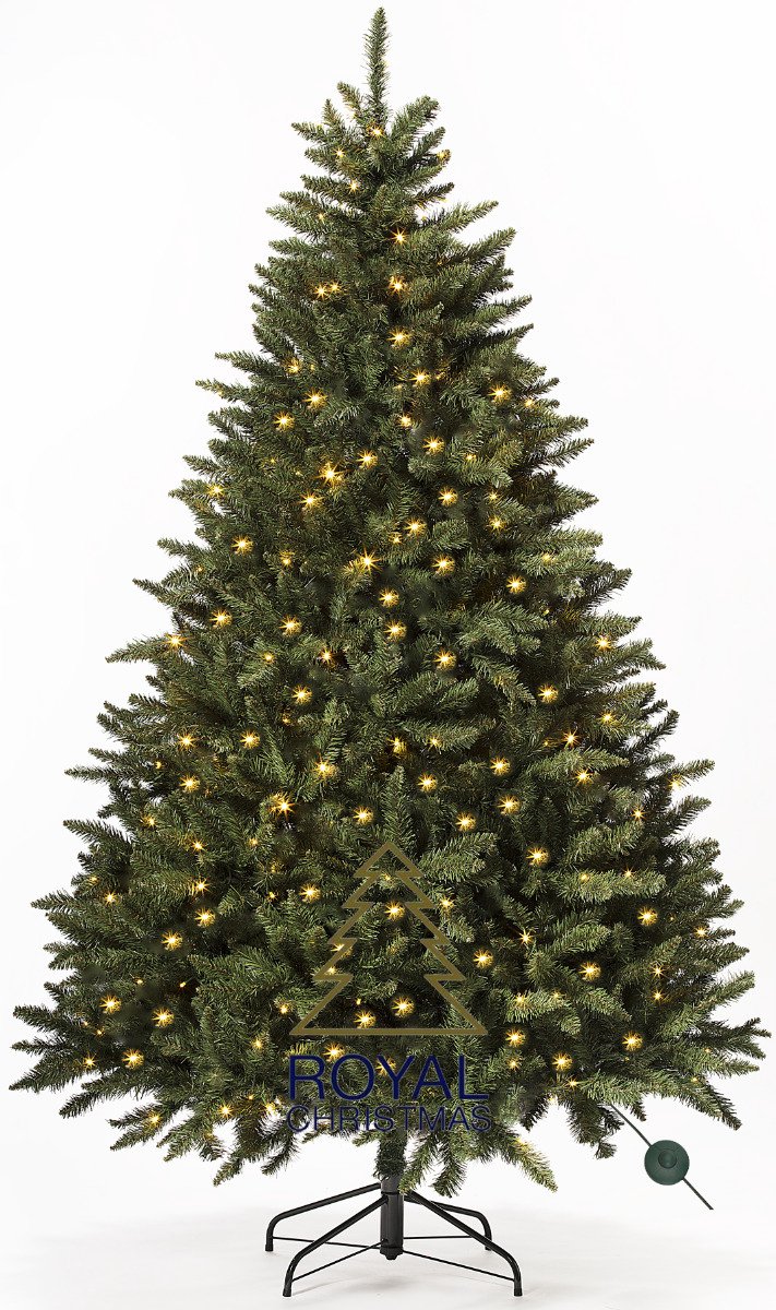 Bol.com Royal Christmas Kunstkerstboom Washington 210 cm met LED-verlichting aanbieding
