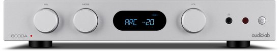 Audiolab 6000A MKII Geïntegreerde Versterker - Krachtige DAC - Bluetooth-Streaming - Phono-Ingang - Zilver