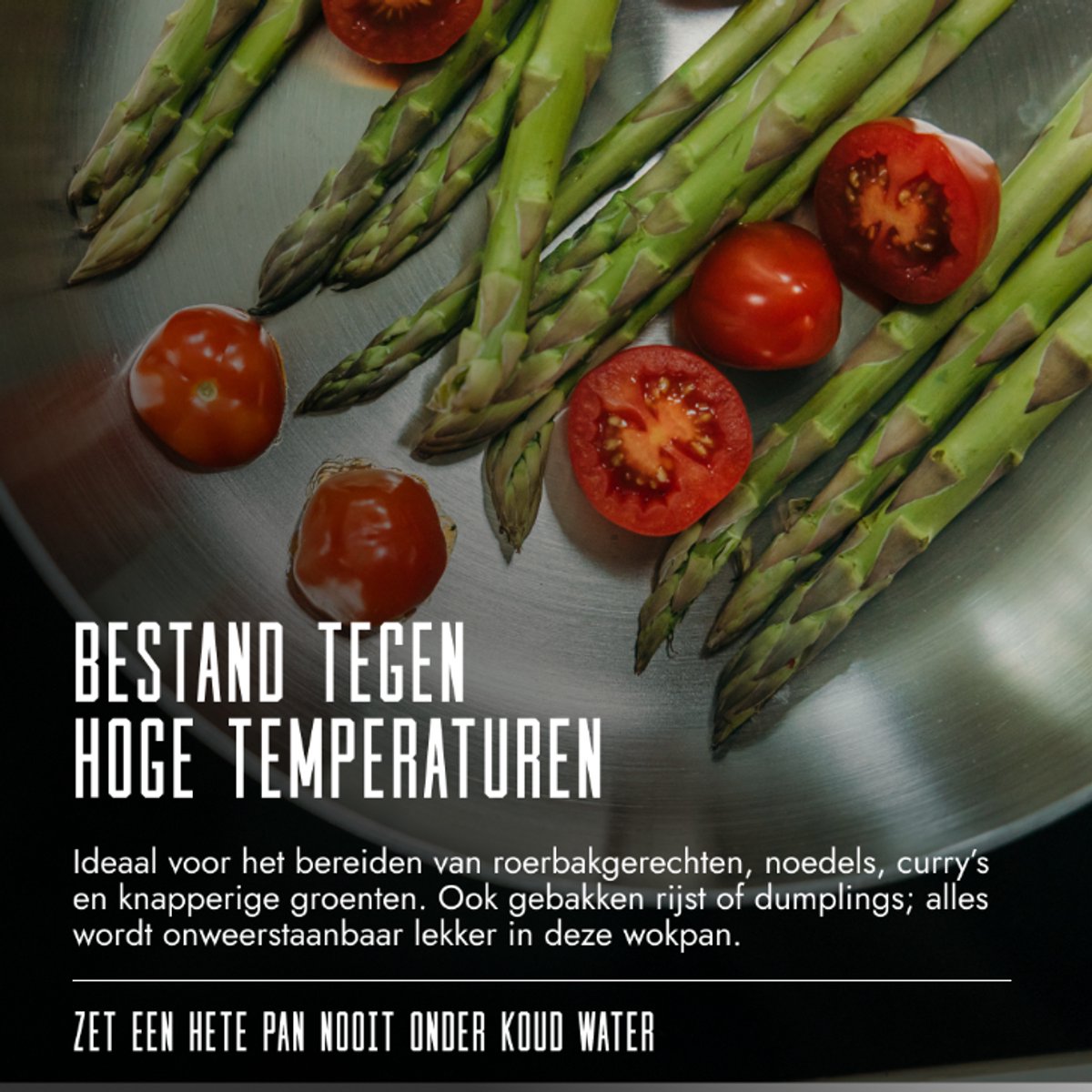 Skottsberg Wok Stainless Steel 28 cm Roestvrij staal