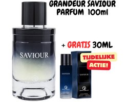 Grandeur Saviour Eau de Parfum Heren – 100 ml + 30 ml Gratis – Parfum Mannen / Herenparfum – Luxe Cadeau voor Hem – Vaderdag & Valentijn