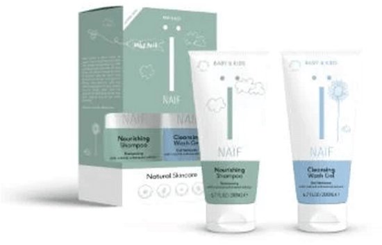 Naïf Baby - Shampoo & Wasgel Set - Babyverzorging - Natuurlijke Ingrediënten - Gevoelige Huid - 2x200ml van Merkloos — afbeelding 2