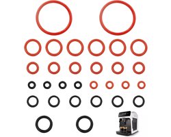 30 stuks O-ringen afdichtingen voor Philips Saeco volautomatische koffiemachine, reserveonderdelen, siliconen afdichtingsset voor zetgroep, lekventiel en stoomventiel, compatibel met Philips USW en
