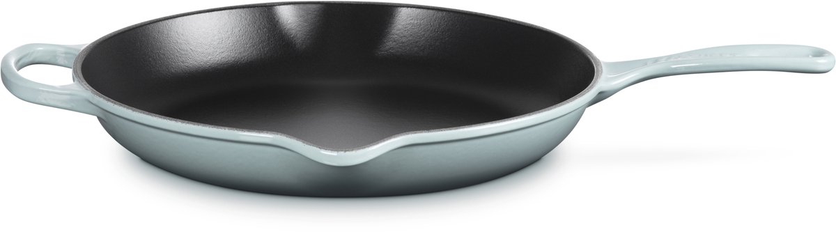 Le Creuset Skillet Hoog in Geëmailleerd Gietijzer 30 cm Sea Salt