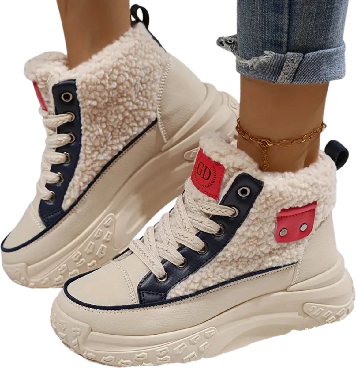 Bovista Snowboots Dames Sneeuwschoenen Snowboots Wintersport Ski Gadgets Blauw