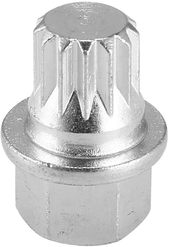 ST TRADING Auto anti-diefstal wielslot wielmoer schroefverwijdering 13 tanden (punt) voor VW en Audi - Sleutel ABC2/13PT