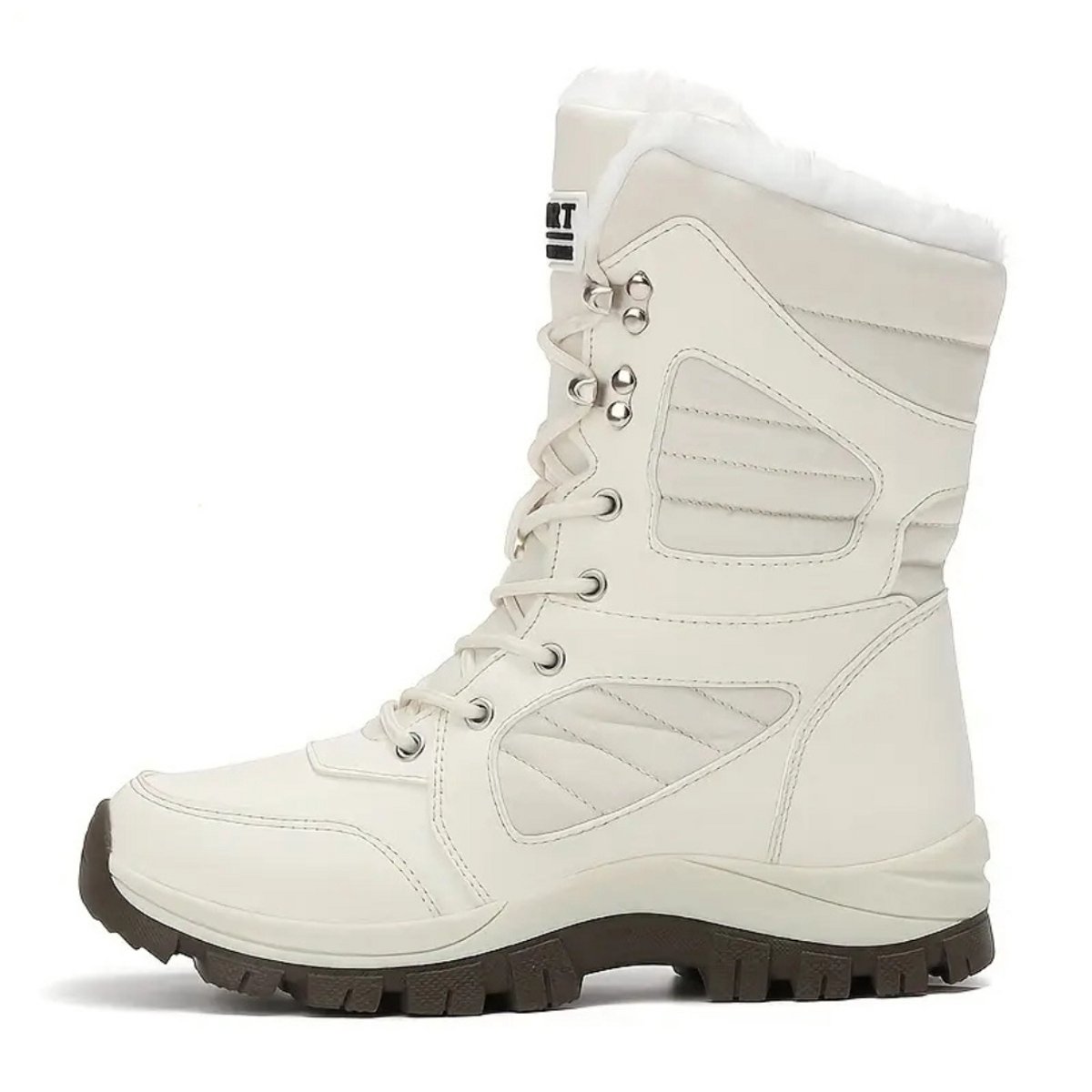 Nivard Snowboots Dames Sneeuwschoenen Snowboots Wintersport Ski Gadgets Wit