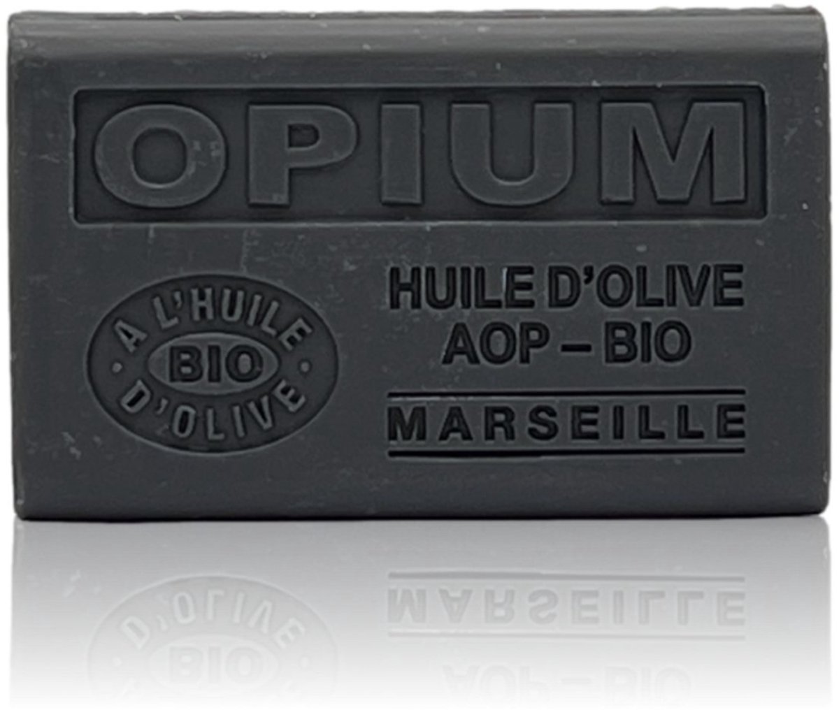 Opium zeep - Zwarte zeep - 3 x 125 gam - van biologische olijfolie - Franse zeep