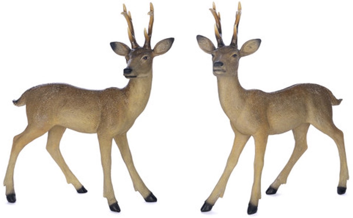 Goodwill Hert-Rendier Bruin-Wit 55.5 cm LET OP Prijs Per Stuk