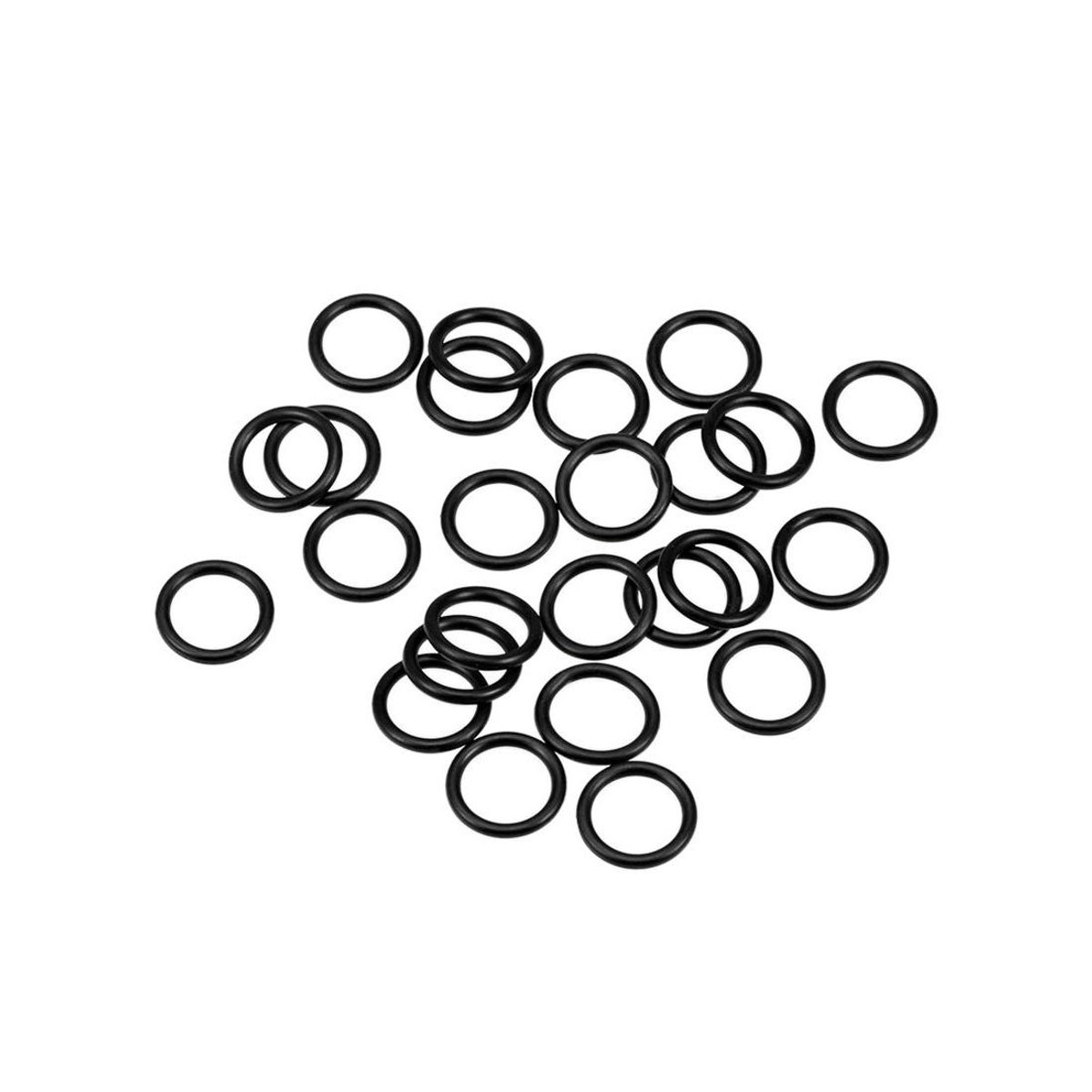 Nitril Rubber Pakkingen - 1,5 mm Breedte - Rond Seal - Set van 25 Stuks