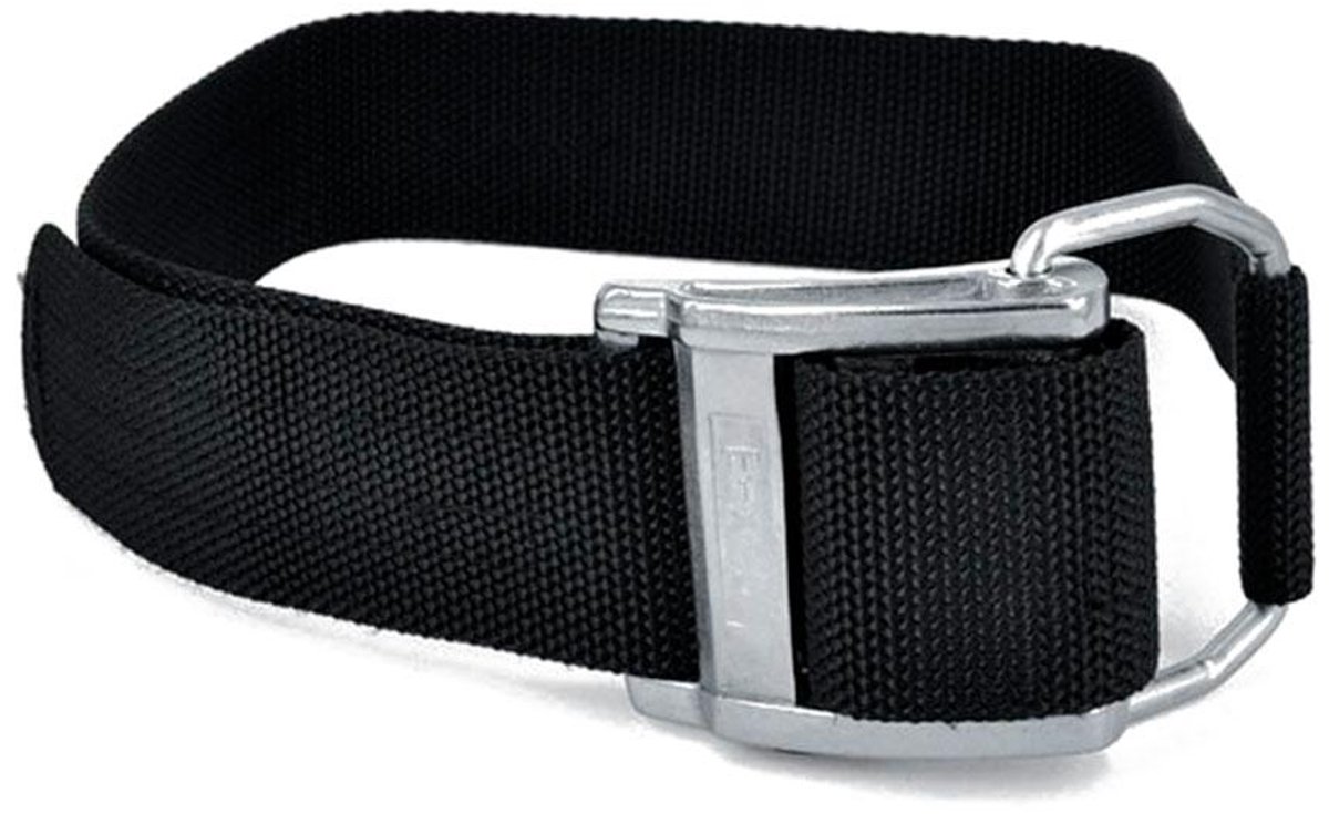 Best Divers Nylon Band For Double Tank Stainless Steel Buckle Duikflesband Zwart