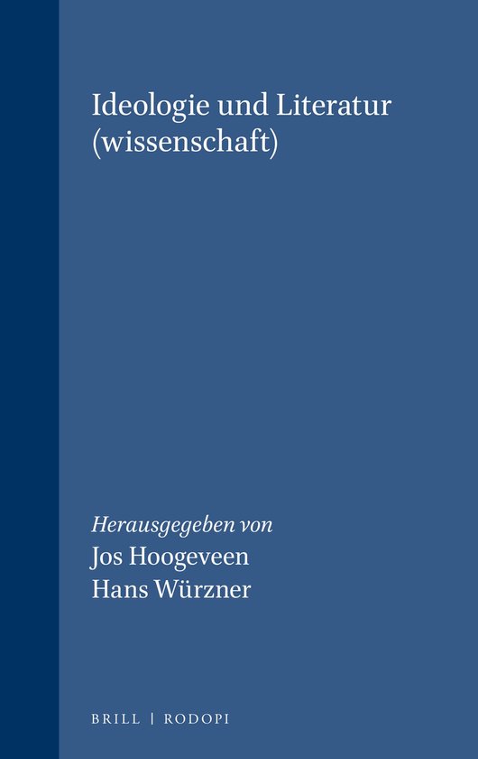 Amsterdamer Publikationen zur Sprache und Literatur71- Ideol ... - cover