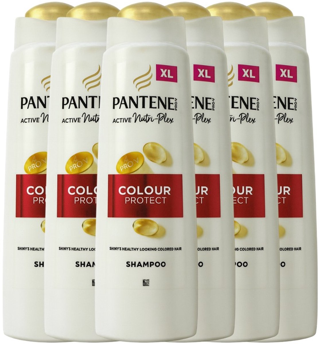 Pantene Shampoo Color Protect Volume 6 x 500 ml voordeelverpakking