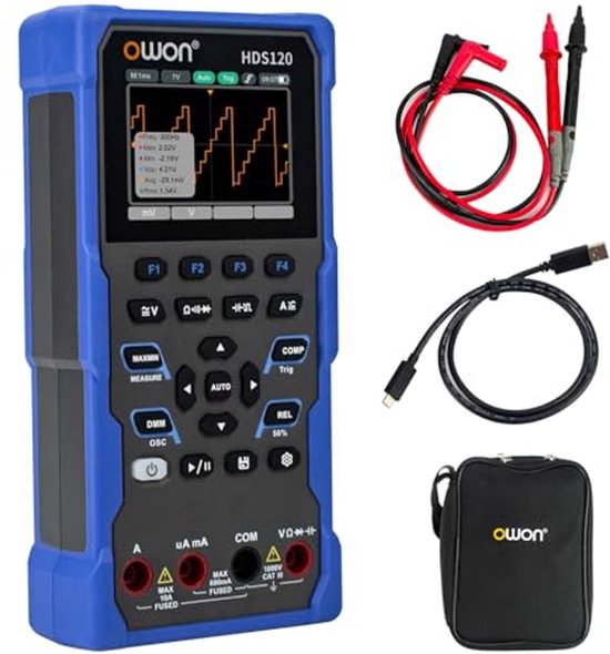 Owon HDS120 handheld oscilloscope multimeter