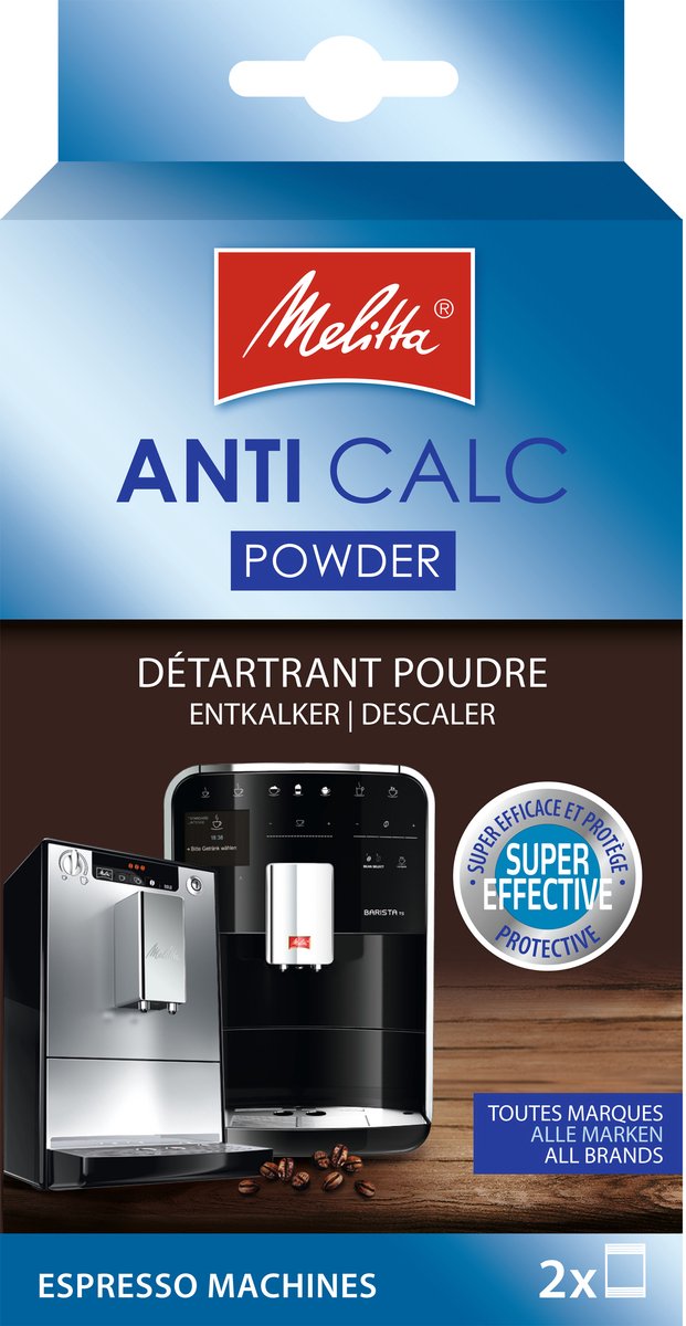 Melitta Ontkalker - espressomachine ontkalker - 2x40g