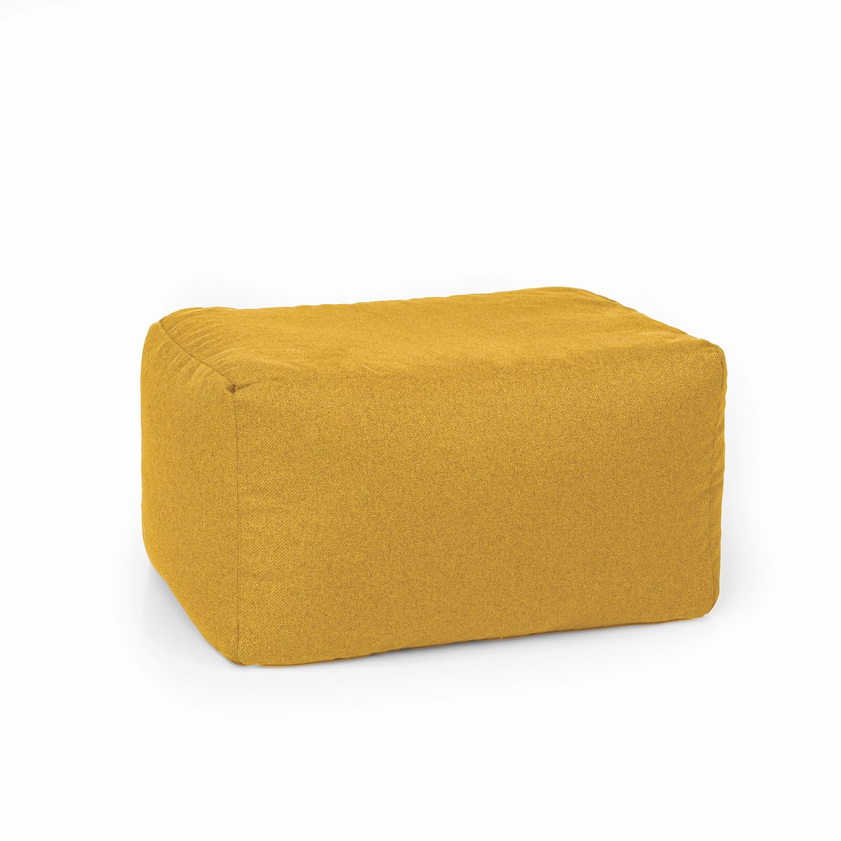 Drop & Sit DROP&SIT BLOKPOEF 75X50X40 GERECYCLEDE PETFLESSEN 90% GEEL Pet poef geel