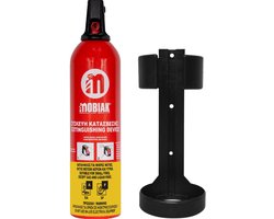 Sprayblusser Vetblusser schuim 750 ml - Met ophangbeugel - 5A 5F - Geschikt voor keuken, huis, auto, boot, caravan of camper - Brandblusser - Schuimblusser