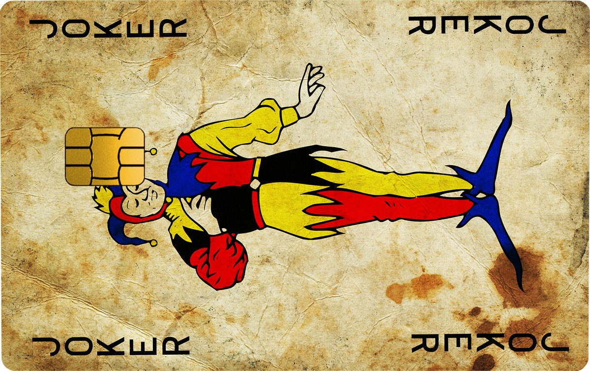DODO Covers - Joker Kaart / Pinpas Sticker / Pimp je pas / Creditcard sticker / Kleine chip / Passticker / Bankpas Sticker