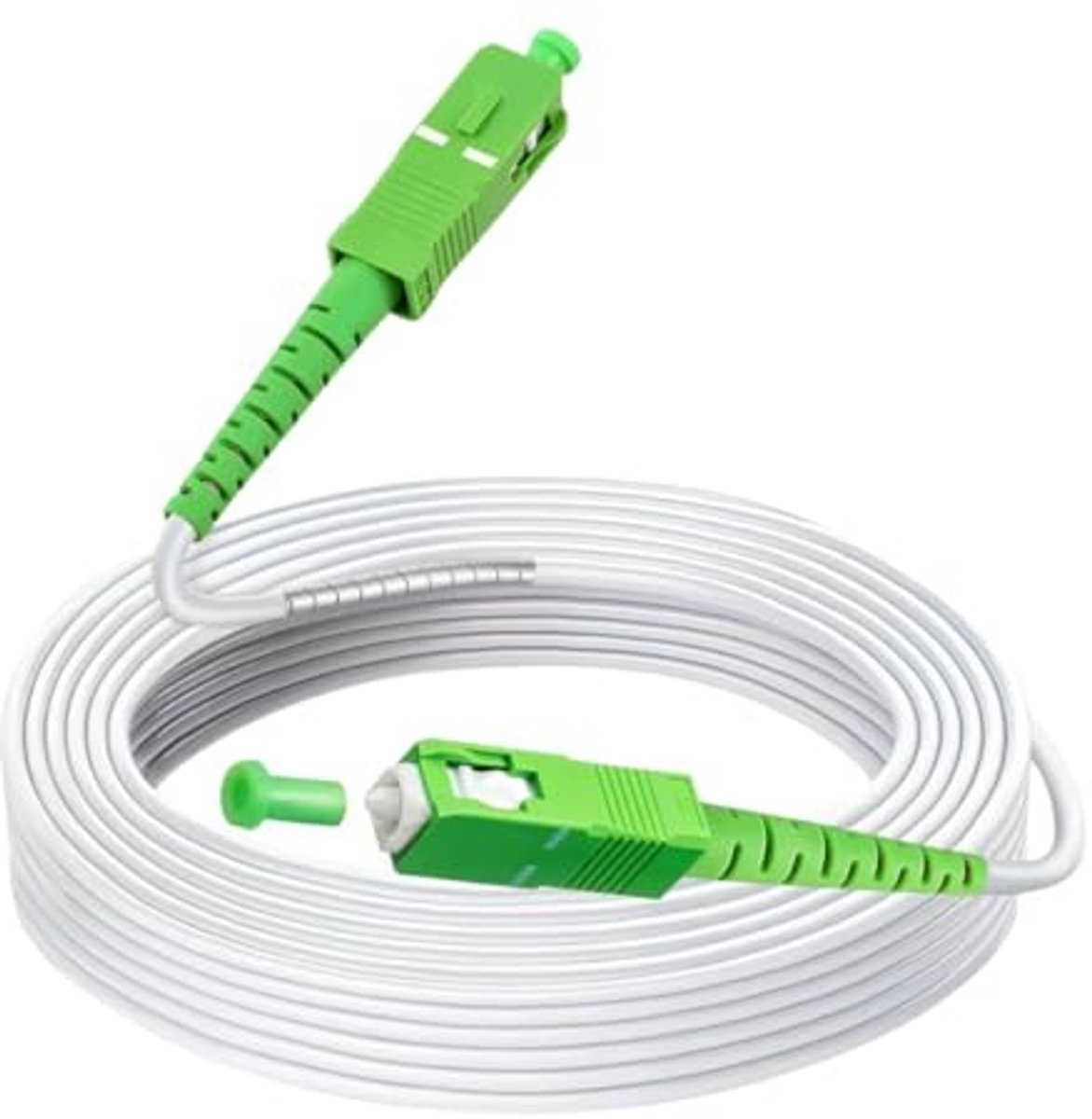 Fiber Optic Kabel Oranje SC/APC naar SC/APC - Verlengkabel 10m