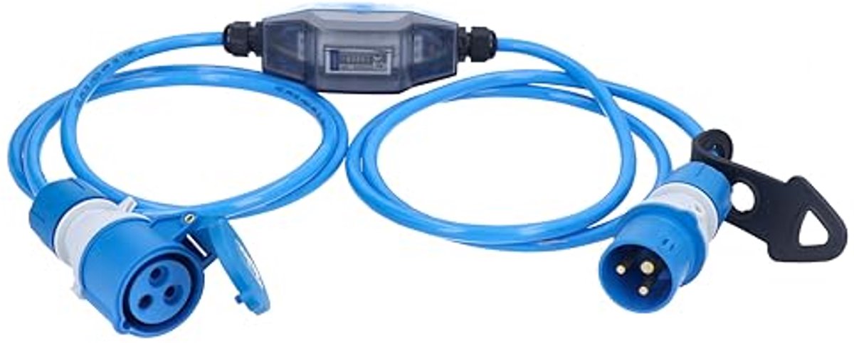 CEE Stroommeter Analoog voor Bouwplaats - MID-Conform, 5+1 Cijfers, 230V/16A, IP44