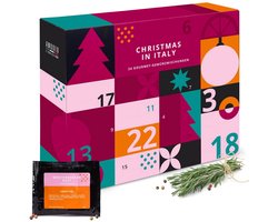 Advent Kalender 2026 "Kerstmis in Italië", 24x kruiden, zouten, kruiden, risotto - Food & Feinkost Spice