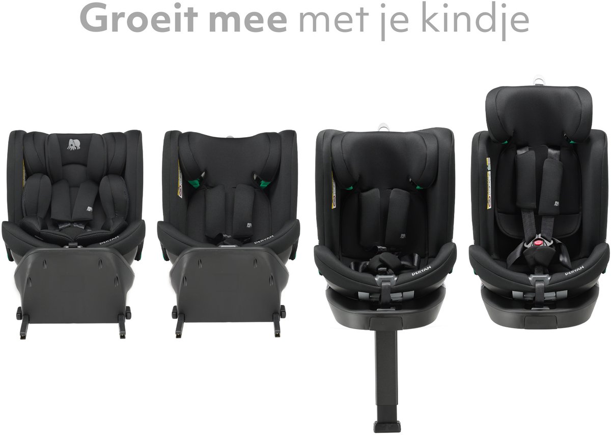 DERYAN Chase Luxe i-Size met 360° draaibasis thumbnail 4