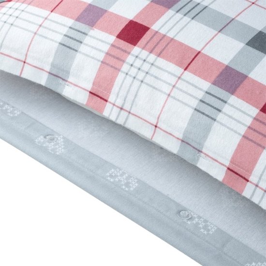 Dekbedovertrek Flanel - Winter - 240 x 220 cm - Lits-Jumeaux - Kerst - Satimolo van Merkloos — afbeelding 3