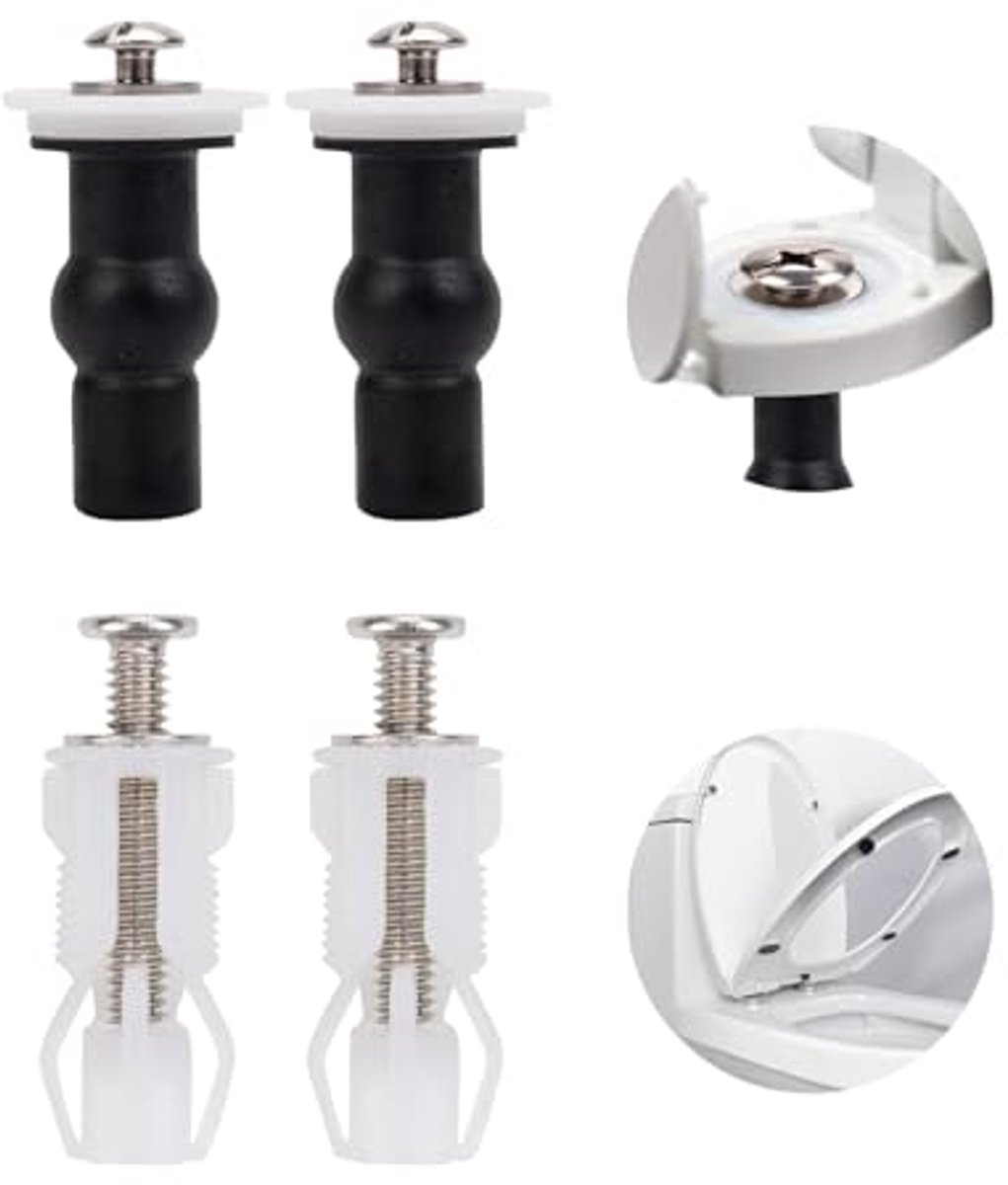 Toiletbril Schroeven en Fittingen - 4 Stuks