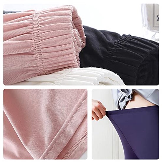 Momoshe Ondergoed Vrouwen Katoenen Ondergoed Vrouwen Hoge Taille Buik Weg Slipje Ademend Tanga Hoge Taille Zacht Slipje Zwart Wit Kleur 5 Pak Xl