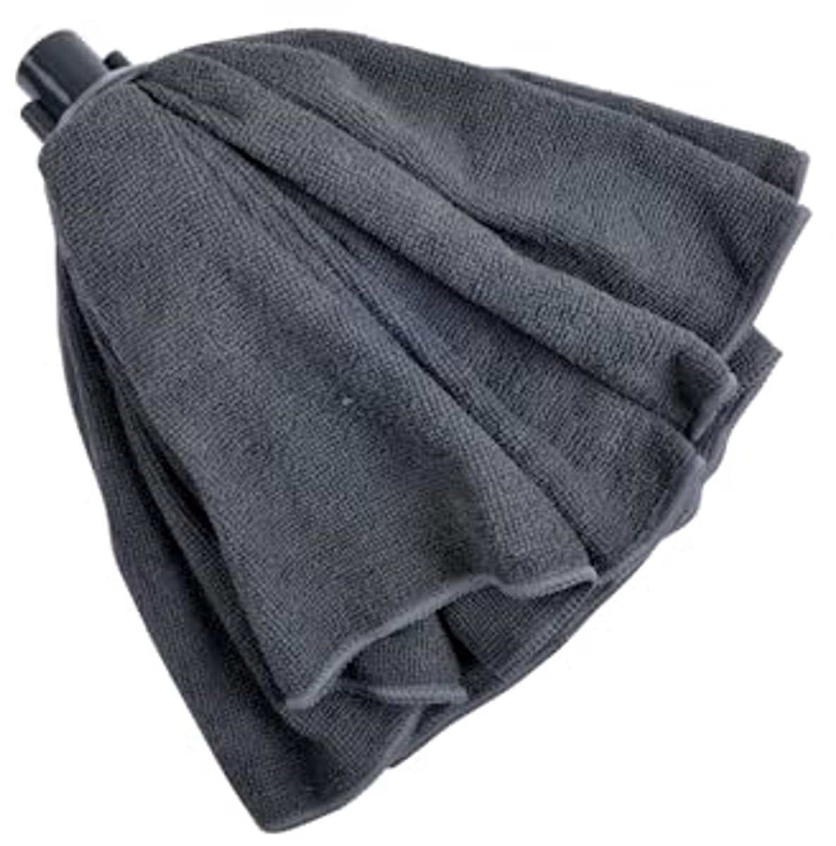 Microvezelmop met dubbele schroeven - 120 g - Antraciet