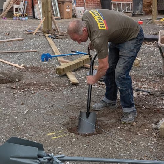 All-Steel Graven Spade 1030 mm voor Tuinieren en Bouwwerkzaamheden — afbeelding 3