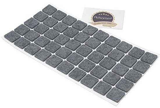 QUARKZMAN 40 stuks ronde viltcirkels , 55 mm , zwart , niet-geweven