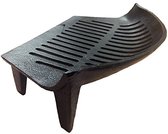 Amagabeli Open haard Log Houder Brandhout Mand Smeedijzeren Fireset Carrier Houtkachel Stapelrek Logs Bin Opslag Carrier Container Tool Sets Metalen Indoor Aanmaakhaard Outdoor Accessoires Zwart