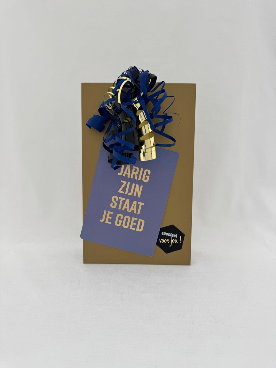 Verjaardag •Cadeaupakket Heren• Sen&Zo Gold - Cadeau voor Mannen - Perfect Gifts